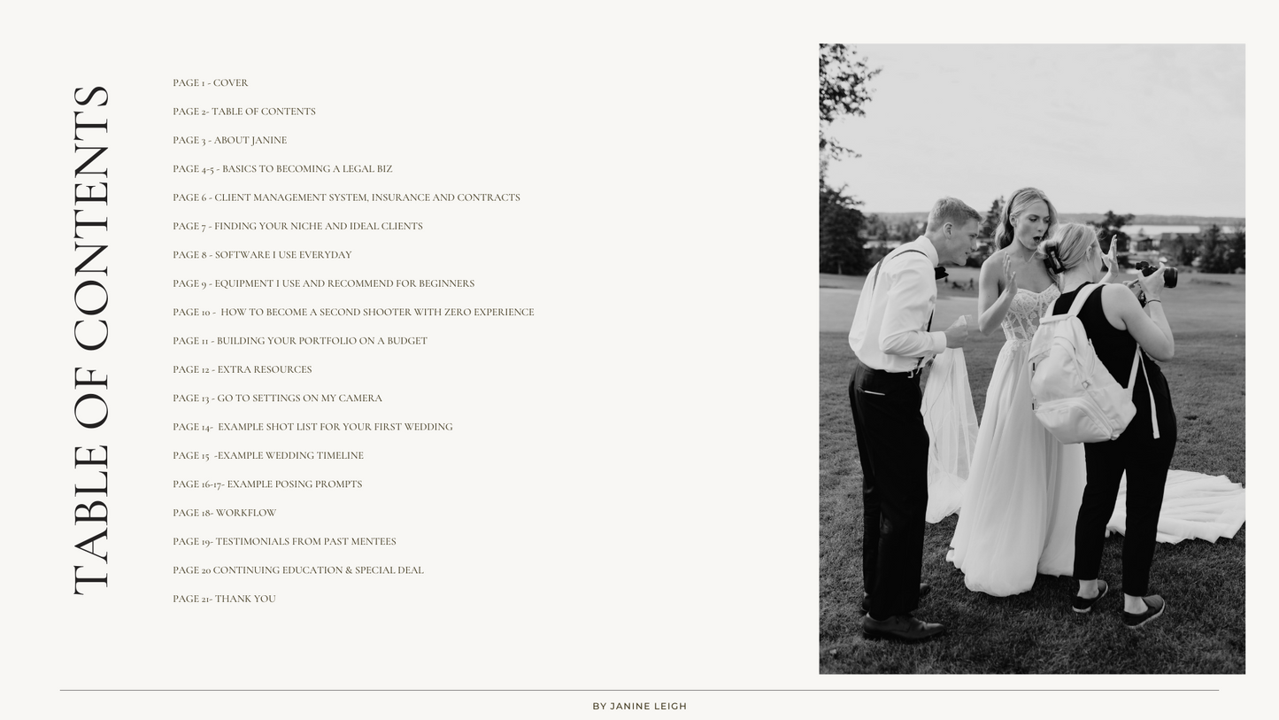 The Mini Mentorship Guide for beginner photographers